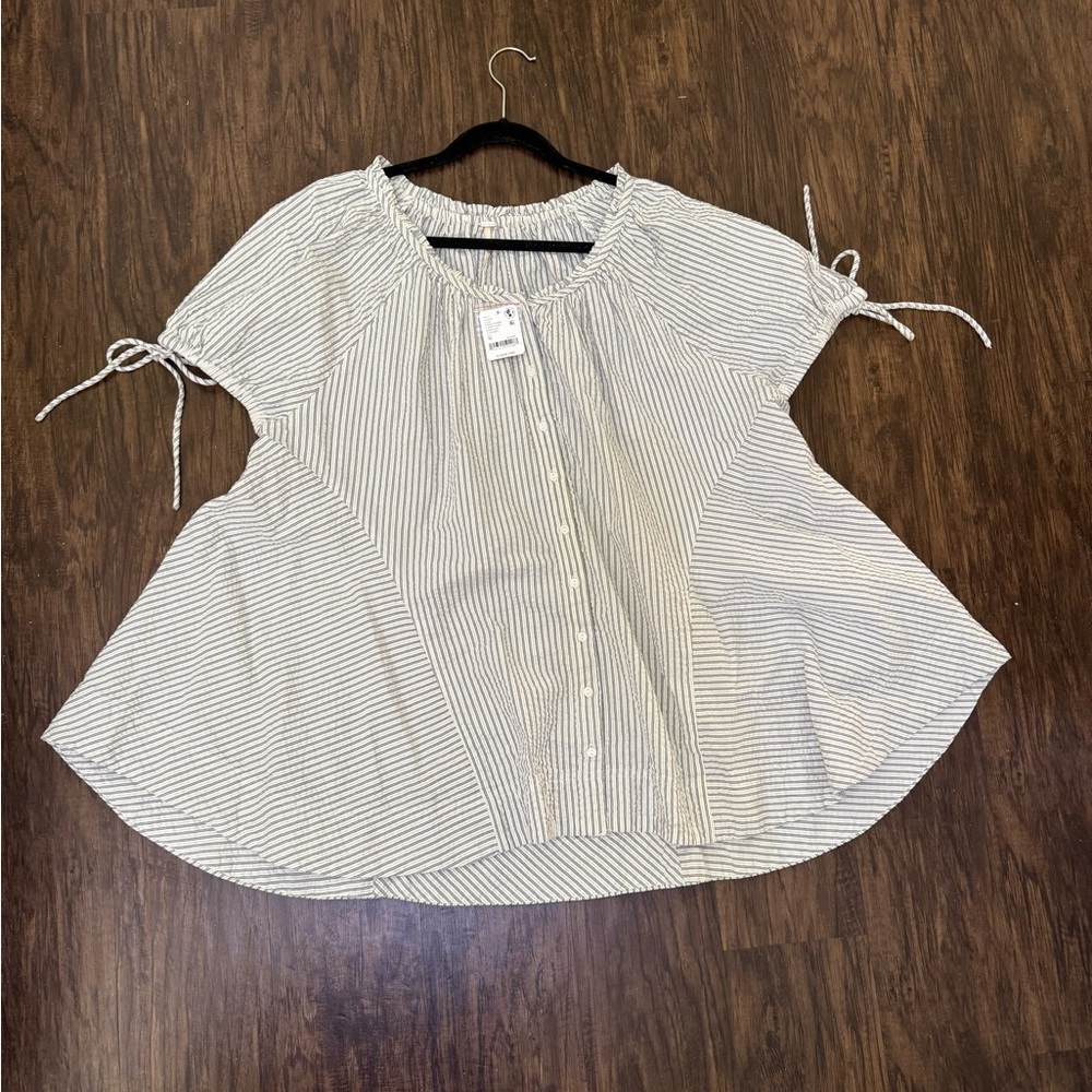 Free People Farley Striped tunic Dress - Picture 13 of 16